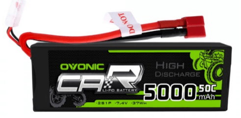 Ovonic 5200mah 2s 50c lipo battery