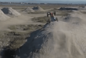 RC truck in the dirt