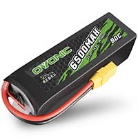 Ovonic Rebel 80C 14.8V 6500mAh 4S Lipo Battery XT90 For Traxxas X-maxx