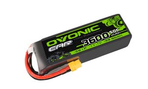 Ovonic 3S 3600mAh 50C 11.1V LiPo Battery