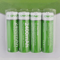 Ovonic 2400mAh AA NiMH Rechargeable Batteries for Tamiya Mini 4wd