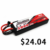 CNHL Racing Series 11.1v 5000mAh 3s 30c Lipo Battery With Traxxas Trx Plug