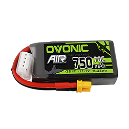 Ovonic 70C 3S 750mAh 11.1V LiPo Battery