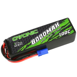 Ovonic Rebel 100C 14.8V 8000mAh 4S Lipo Battery EC5