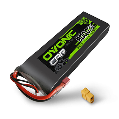 Ovonic 100C 11.1V 8000mAh 3S LiPo Battery for RC Car - Deans & XT60 Plug