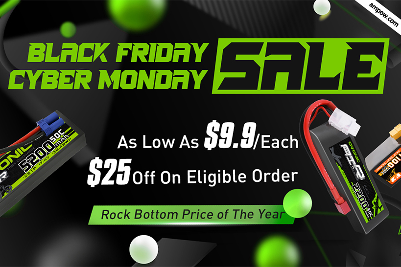 Black Friday & Cyber Monday Sale 2022 | Lipo Battery